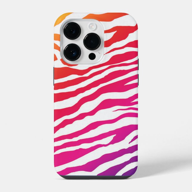 Rainbow Stripes iPhone Case (Back)