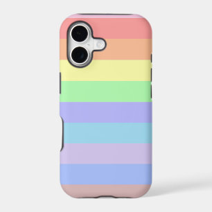 Rainbow Stripes of Pastel Colours