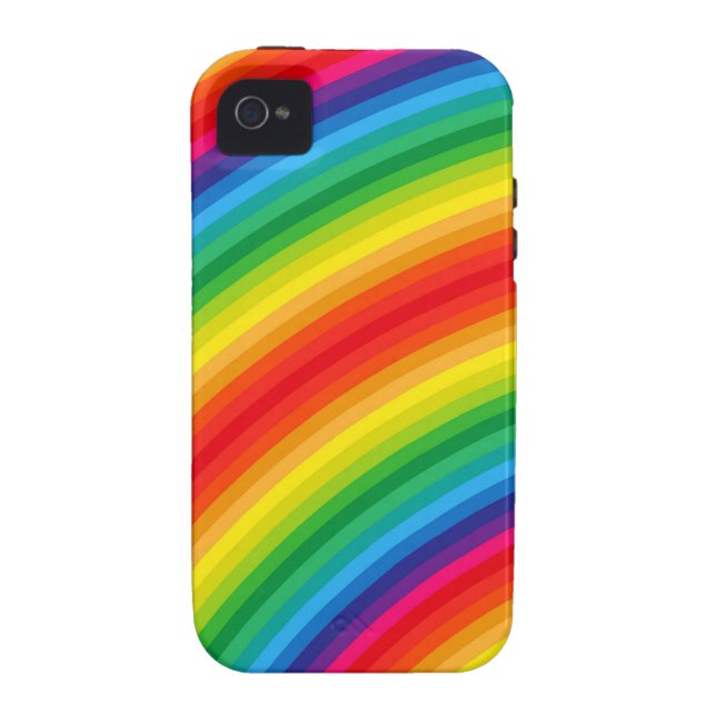 Rainbow Stripes Pattern Case-Mate iPhone Case (Back)
