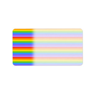 Rainbow Stripes Pattern. Label