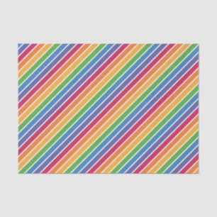 Rainbow Stripes Pattern Tissue Paper