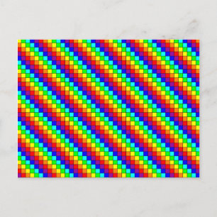 Rainbow Stripes - Postcard