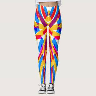 Rainbow stripes "Ratti_Creative_Arts" Leggings