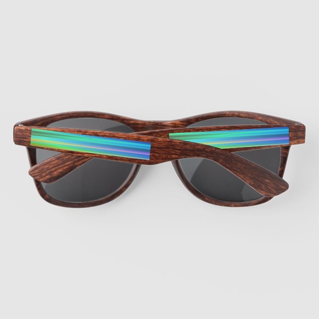 Rainbow Stripes Sunglasses (Back)