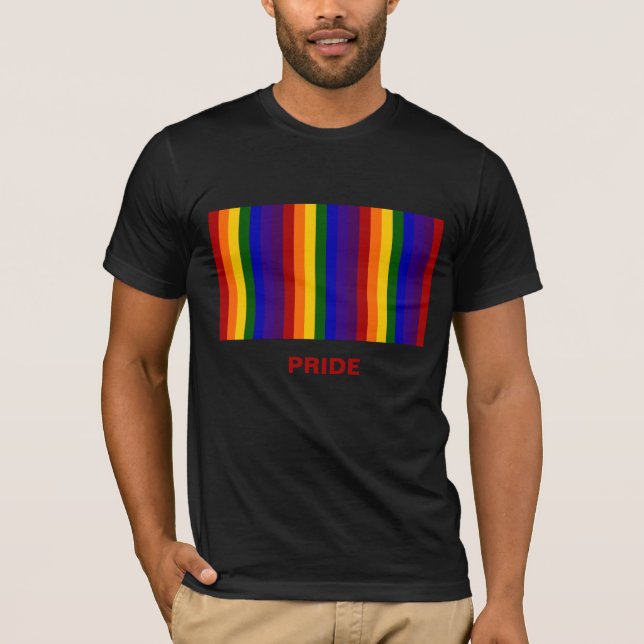 Rainbow Stripes T-Shirt (Front)
