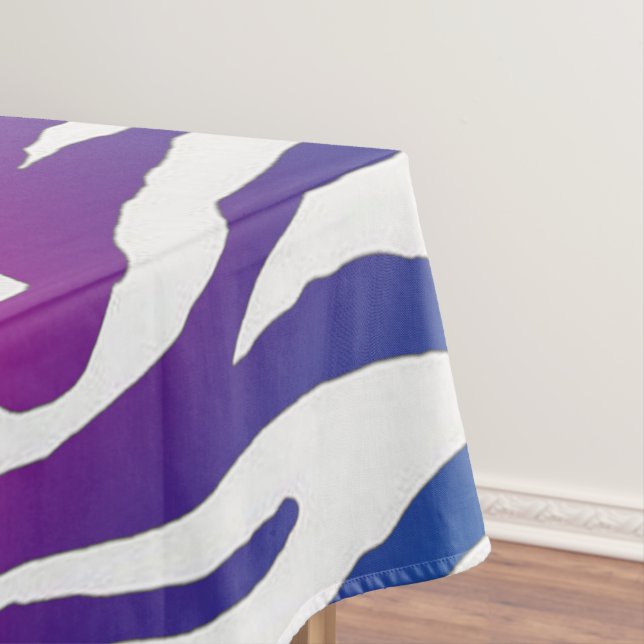 Rainbow Stripes Tablecloth (In Situ)