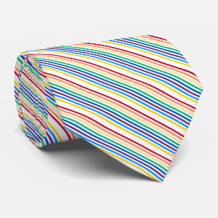 Rainbow Stripes Tie