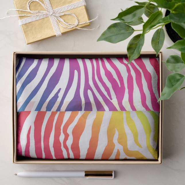 Rainbow Stripes Tissue Paper (Gift)