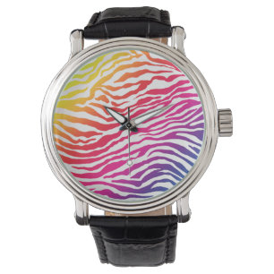 Rainbow Stripes Watch
