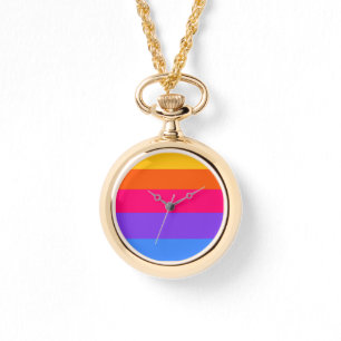 Rainbow Stripes Watch