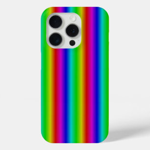 Rainbow Strips - Pattern iPhone 15 Pro Case