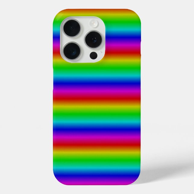 Rainbow Strips - Pattern Case-Mate iPhone Case (Back)