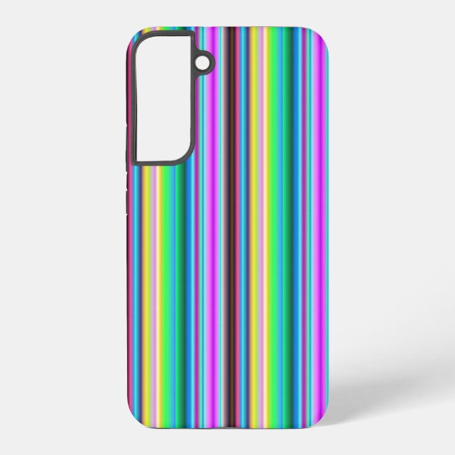 Rainbow Strips - Pattern Samsung Galaxy S22+ Case (Back)