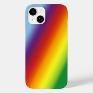 Rainbow Summer Cheer in Gradient Stripes Case-Mate iPhone 14 Case