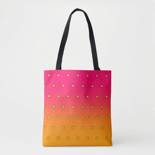 Rainbow Sun Repeat  Tote Bag (Front)