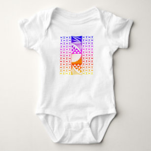 Rainbow Sunrise Baby Bodysuit