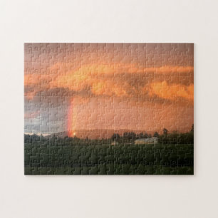 Rainbow Sunset Jigsaw Puzzle