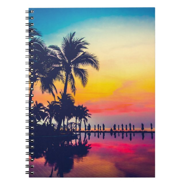 Rainbow sunset notebook (Front)
