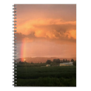Rainbow Sunset Notebook