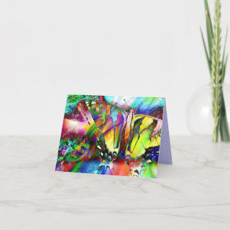 Rainbow Swallowtail Card