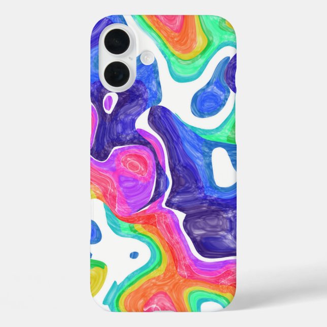 rainbow swirl Case-Mate iPhone case (Back)