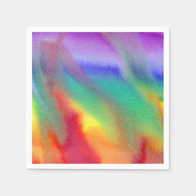 Rainbow Swirl Napkins (Front)