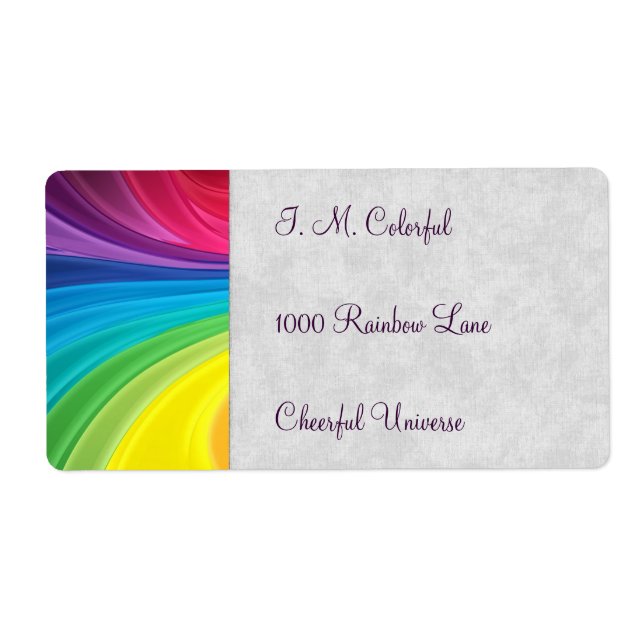 Rainbow Swirls (Front)