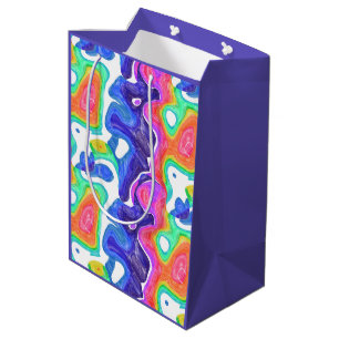 Rainbow Swirls Bath Medium Gift Bag