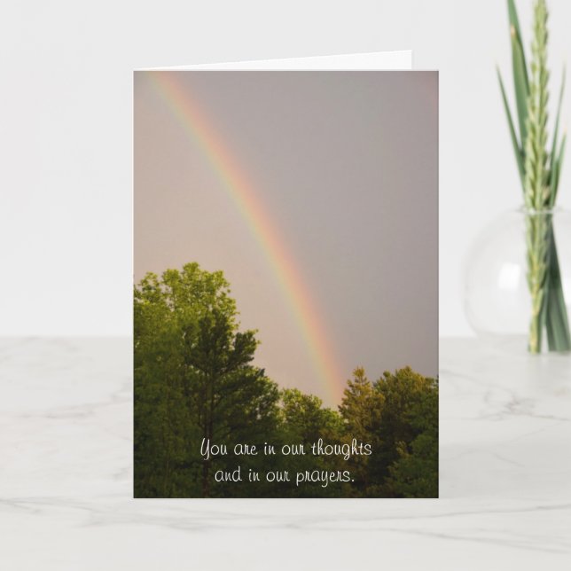 Rainbow Sympathy Card (Front)