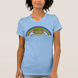 Rainbow Tango-Cute Cartoon Lions Women T-Shirt
