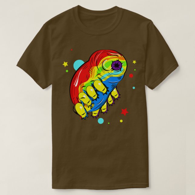 Rainbow Tardigrade T-Shirt (Design Front)