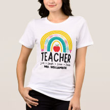 Rainbow Teacher School Supplies