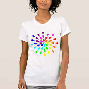 Rainbow teardrops T-Shirt