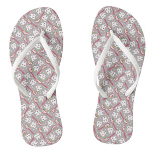 Rainbow Teeth Pattern Jandals