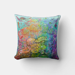 Rainbow Tentacles Cushion