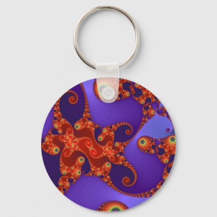 Rainbow Tentacles Keychain