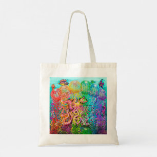 Rainbow Tentacles Tote Bag