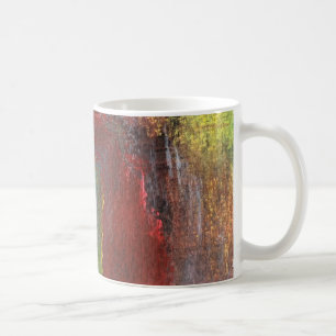 Rainbow Textural Abstract  Coffee Mug