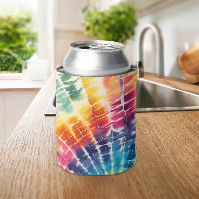 Rainbow Tie Dye Can Cooler (Creator Uploaded)