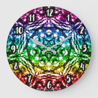 Rainbow Tie Dye Mandala Star