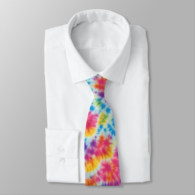 Rainbow Tie Dye Pattern (Tied)