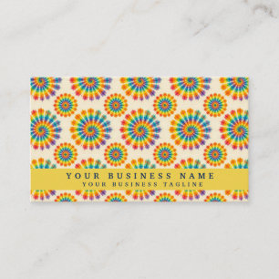 Rainbow Tie Dye Psychedelic Business Cards