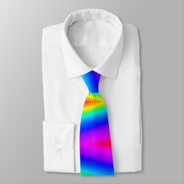 Rainbow tie-dye tie (Tied)