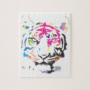 Rainbow Tiger Jigsaw Puzzle