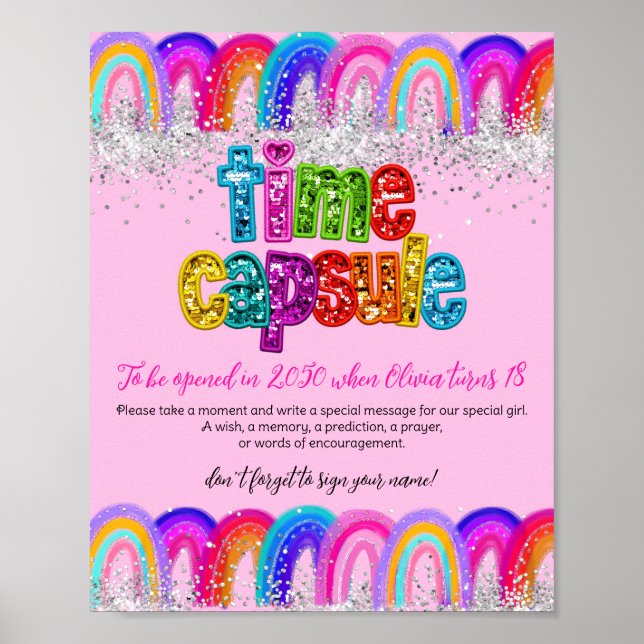 Rainbow Time Capsule Poster (Front)