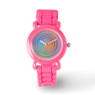 rainbow tin watch