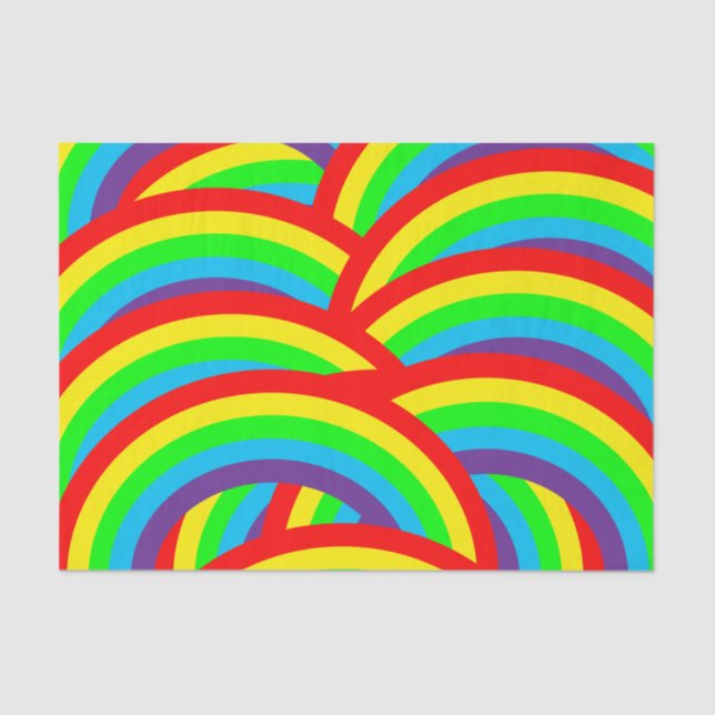 Rainbow Tissue Paper – Colorful Gift Wrap (Front)