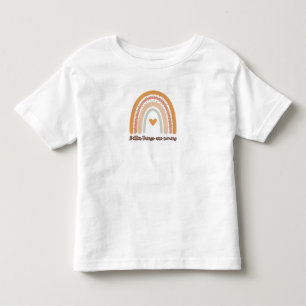 Rainbow Toddler T-Shirt – Positive Quote Kids Tee”