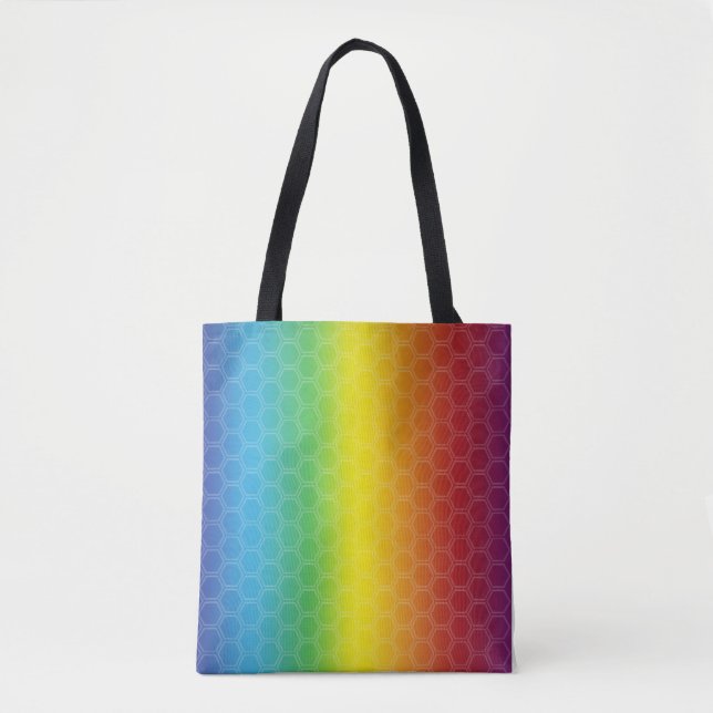 RAINBOW TOTE BAG. BAG (Front)