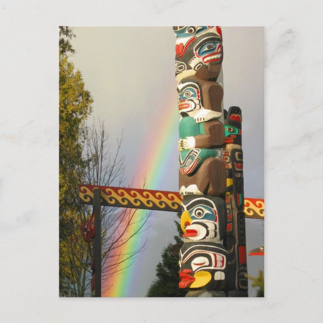 Rainbow Totem Postcard (Front)